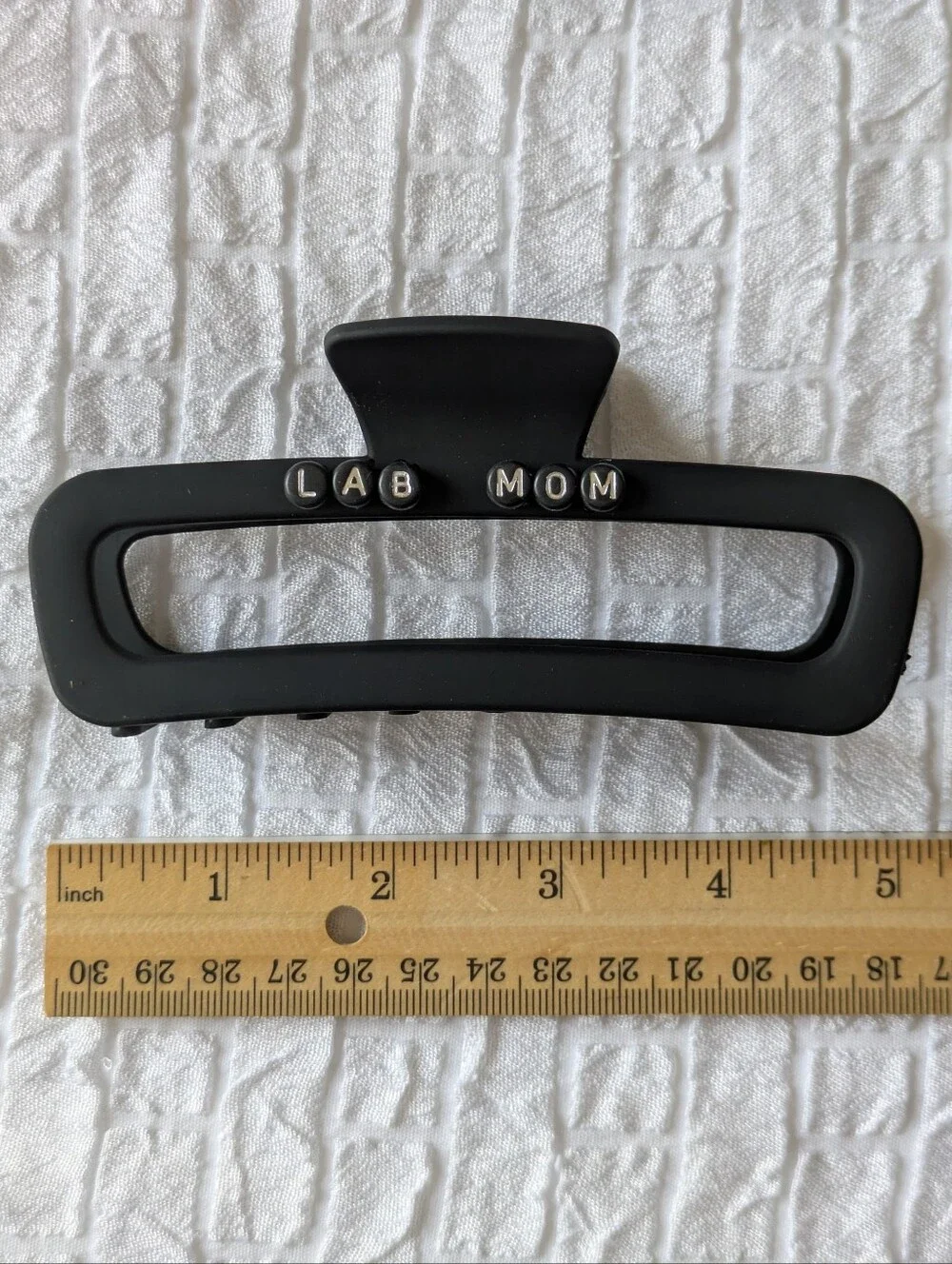 Lab Mom Dog Mom Hair Clip Claw Style Handcrafted | NWT